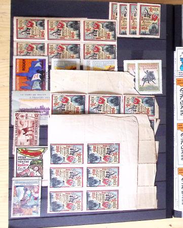 1922-1972, Collection de vignettes sur Rouen et Croix-Rouge