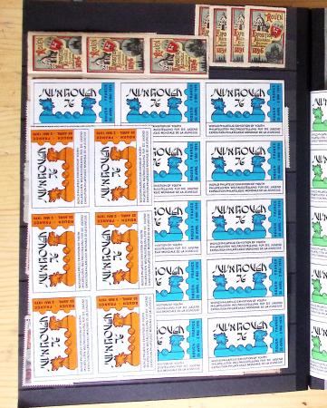 1922-1972, Collection de vignettes sur Rouen et Croix-Rouge