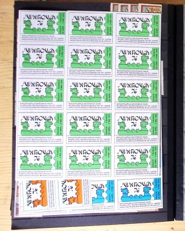 1922-1972, Collection de vignettes sur Rouen et Croix-Rouge