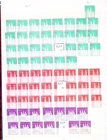 1960-90, Face value lot with a good portion of values