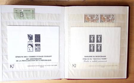 1849-2001, Collection de France commençant avec le