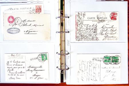 1875-1960, Lot of several hundreds of covers and cards