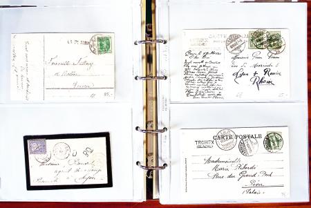 1875-1960, Lot of several hundreds of covers and cards