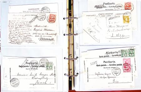 1875-1960, Lot of several hundreds of covers and cards