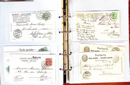 1875-1960, Lot of several hundreds of covers and cards