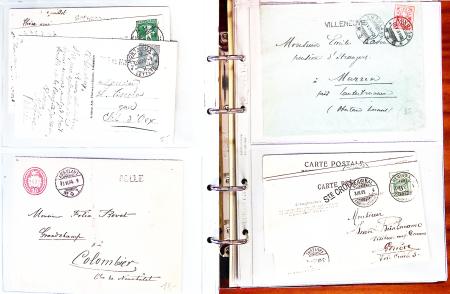 1875-1960, Lot of several hundreds of covers and cards