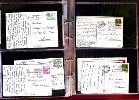 1875-1960, Lot of several hundreds of covers and cards
