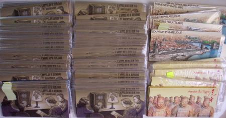 2003-2019, Stock de blocs souvenirs du N°1 au 180 et