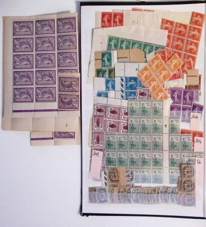 1900-1940, Stock de France neuf **, commençant du