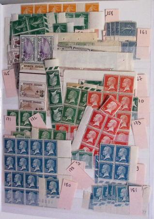 1900-1940, Stock de France neuf **, commençant du