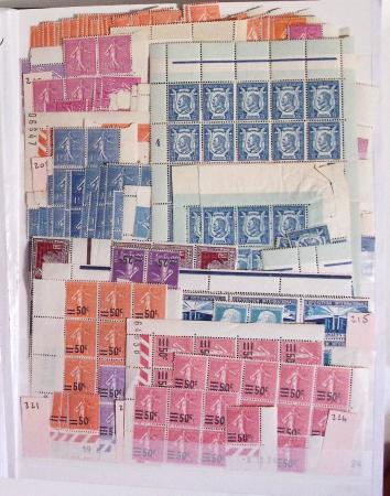 1900-1940, Stock de France neuf **, commençant du