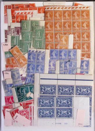 1900-1940, Stock de France neuf **, commençant du