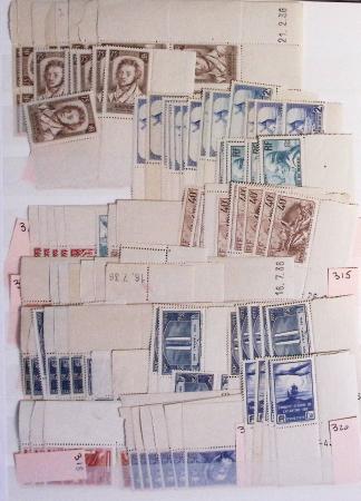 1900-1940, Stock de France neuf **, commençant du