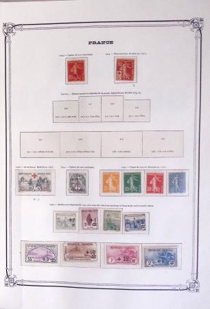 1900-1944, Collection de France dans un classeur Y