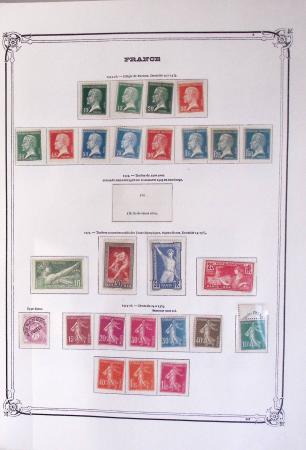 1900-1944, Collection de France dans un classeur Y