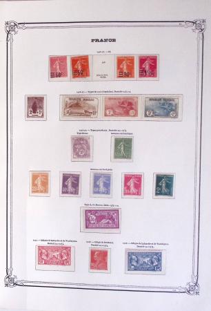 1900-1944, Collection de France dans un classeur Y