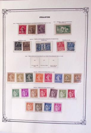 1900-1944, Collection de France dans un classeur Y
