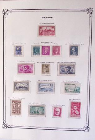 1900-1944, Collection de France dans un classeur Y
