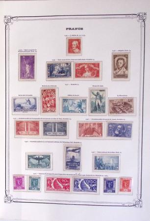 1900-1944, Collection de France dans un classeur Y