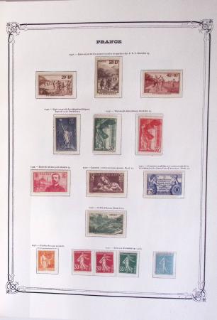 1900-1944, Collection de France dans un classeur Y