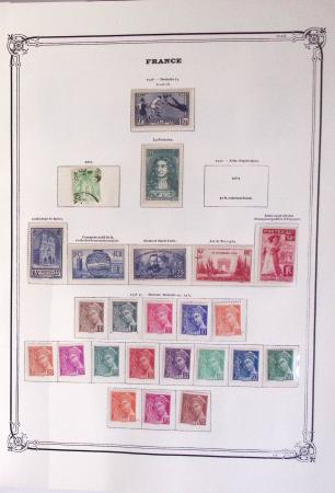 1900-1944, Collection de France dans un classeur Y