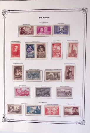 1900-1944, Collection de France dans un classeur Y