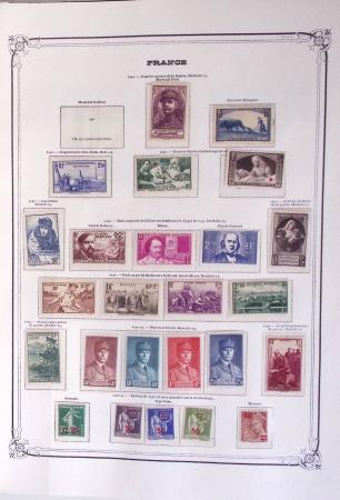 1900-1944, Collection de France dans un classeur Y