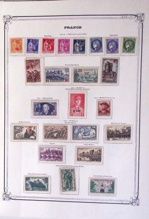 1900-1944, Collection de France dans un classeur Y