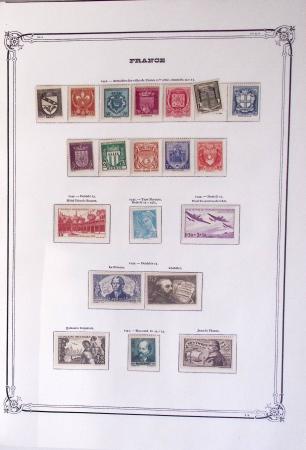 1900-1944, Collection de France dans un classeur Y