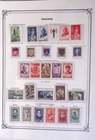 1900-1944, Collection de France dans un classeur Y