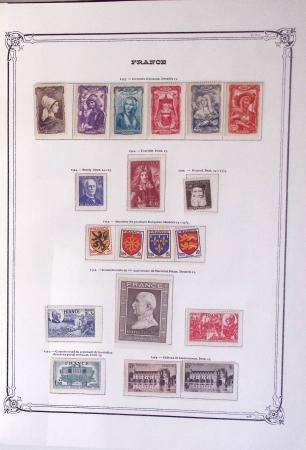 1900-1944, Collection de France dans un classeur Y