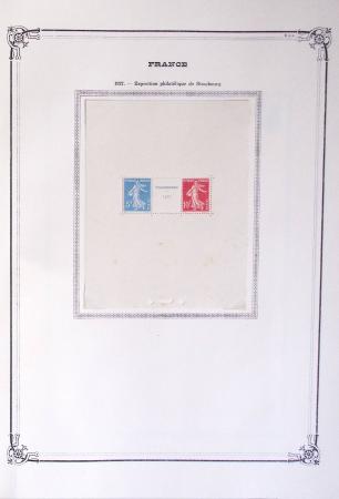 1900-1944, Collection de France dans un classeur Y