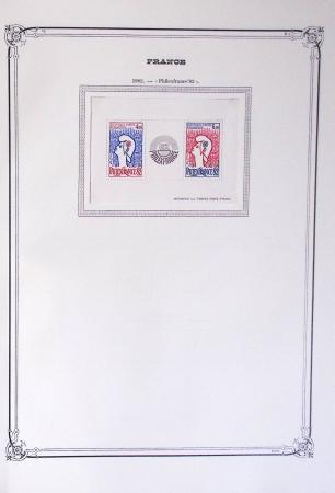 1900-1944, Collection de France dans un classeur Y