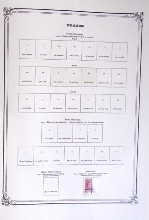 1900-1944, Collection de France dans un classeur Y