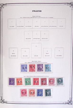 1900-1944, Collection de France dans un classeur Y