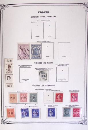 1900-1944, Collection de France dans un classeur Y