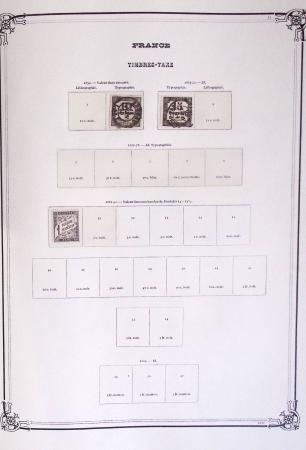 1900-1944, Collection de France dans un classeur Y