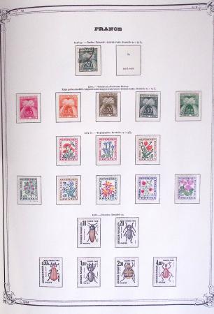 1900-1944, Collection de France dans un classeur Y