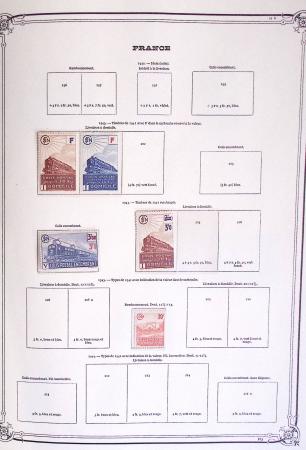 1900-1944, Collection de France dans un classeur Y