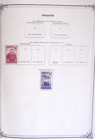 1900-1944, Collection de France dans un classeur Y