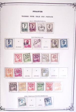 1900-1944, Collection de France dans un classeur Y