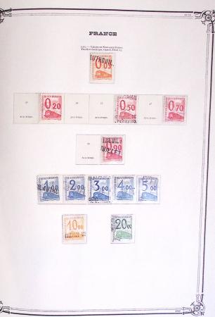 1900-1944, Collection de France dans un classeur Y