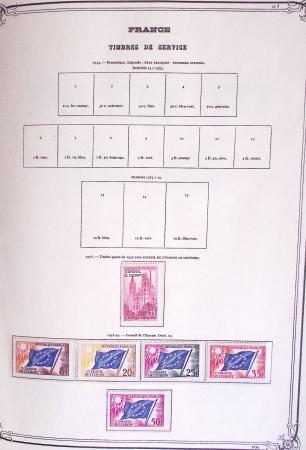 1900-1944, Collection de France dans un classeur Y