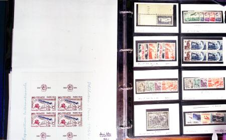 1849-1990, Ensemble de neufs et d'oblitérés en 13 classeurs