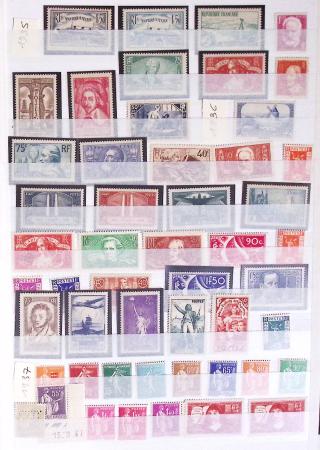 1933-1992, Collection de France neuve,  normalement