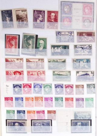 1933-1992, Collection de France neuve, normalement