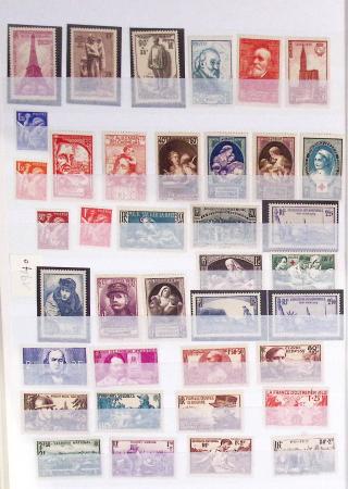 1933-1992, Collection de France neuve, normalement