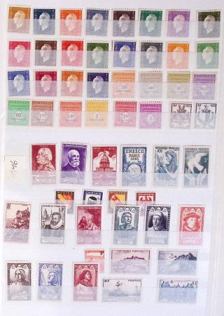 1933-1992, Collection de France neuve, normalement