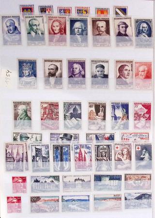 1933-1992, Collection de France neuve, normalement