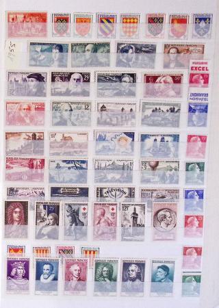 1933-1992, Collection de France neuve, normalement